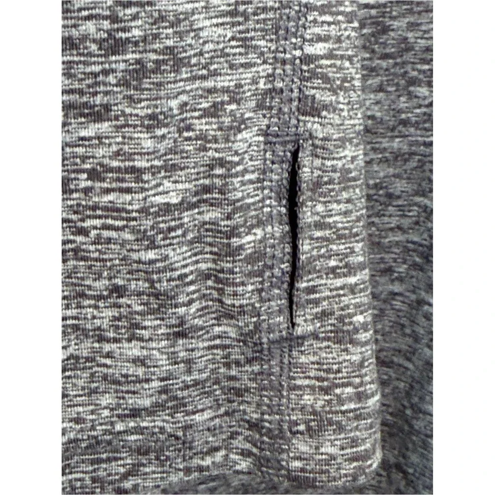 Nike Dri-FIT Men's Running Quarter Zip Pullover Grey Heather Long Sleeve Size M